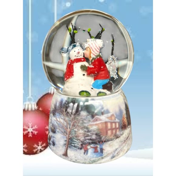 Frosty the Snowman Musical Snow Globe Romans Christmas Deer Snowball Fig… - Picture 5 of 11